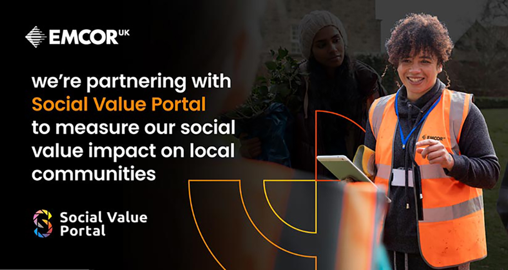 EMCOR UK partners with Social Value Portal to measure its social value impact