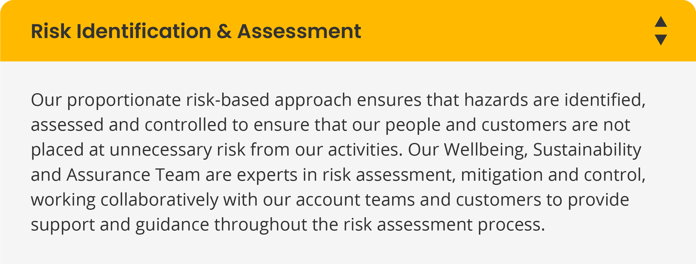 Risk Identification & Assessment