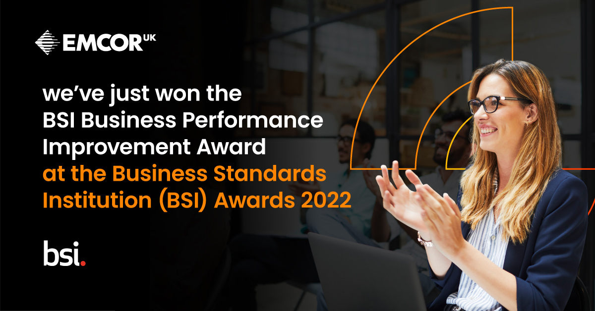 EMCOR UK wins the BSI Business Performance Improvement Award